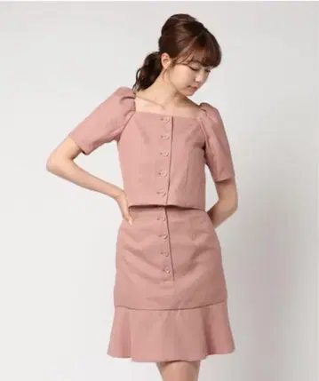 새상품 JILL STUART 핑크 셋업