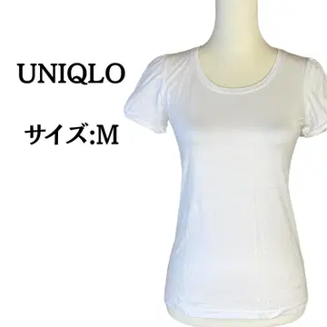UNIQLO 화이트 반팔 티셔츠 M 사이즈