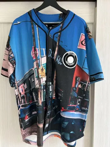 EXAMPLE LA PRINTED SWEAT BASEBALL SHIRT