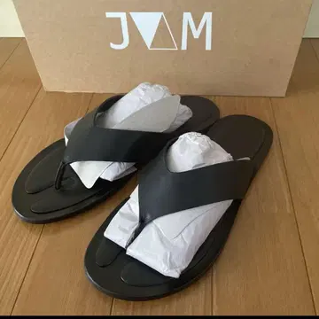 JVAM NYSSA 가죽 플립플랍 투모로우랜드 37