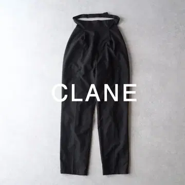 새상품급 CLANE 2.8만 백 오픈 하이웨스트 팬츠 블랙 클라네