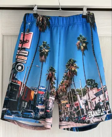 EXAMPLE LA PRINTED SWEAT SHORT PANTS