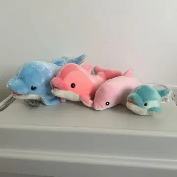 돌고래 봉제 인형 세트