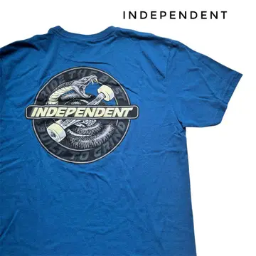 INDEPENDENT 인디펜던트 프린트 T셔츠 백 프린트 구제 의류