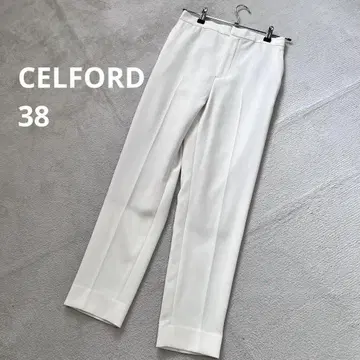 새상품급 CELFORD 셀포드 테이퍼드 팬츠 화이트 슬랙스