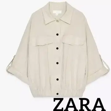 ZARA 사파리 숏 슬리브 셔츠