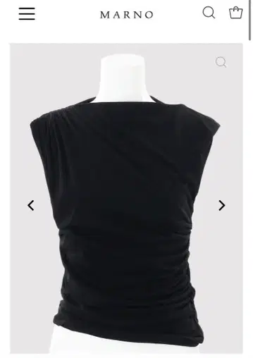 MARNO Maya 탑 Black