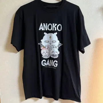 초 매지컬 치이카와 티셔츠 ANOKO GANG L 사이즈