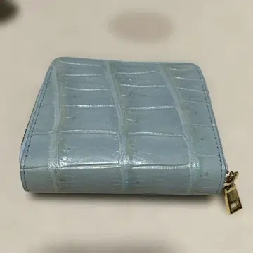 크로커다일 반지갑 지퍼 지갑