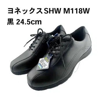 미사용 새상품 요넥스 SHW M118W 블랙 24.5cm #25