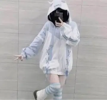 천사계 패션 루즈핏 후드티 M
