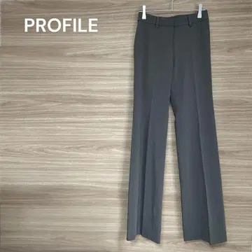 PROFILE [ M ] 그레이 슬림핏 팬츠 출퇴근 오피스