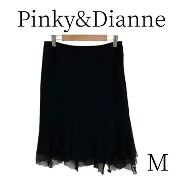 Pinky&Dianne 블랙 플레어 스커트 M