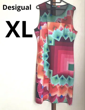 Desigual XL 슬리브리스 원피스 XL