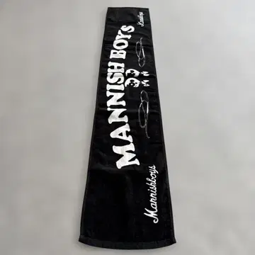 MANNISH BOYS 타월 블랙 앤 화이트 사이토 카즈요시
