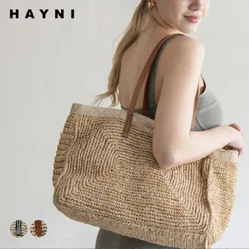 미사용 HAYNI 핸드메이드 바스켓백 토트백