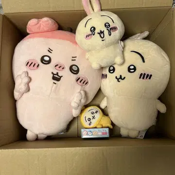 치이카와 (먼작귀) 봉제 인형 4종 세트 토끼 헌책방 묶음 판매