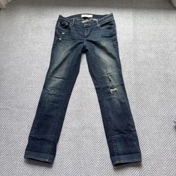 Abercrombie & Fitch 데미지 스트레이트 데님 12 W 31