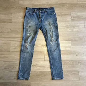 A.P.C 데님 데미지 가공 아페쎄
