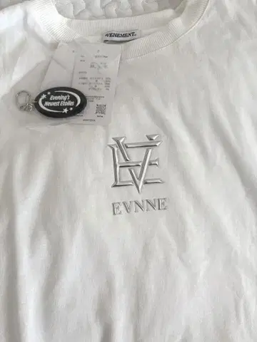 EVNNE 이븐 시마무라 콜라보 T셔츠 화이트 키링 포함