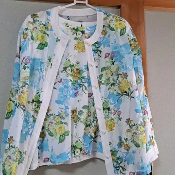 Lily Blouse 앙상블 꽃무늬 긴팔 11AR