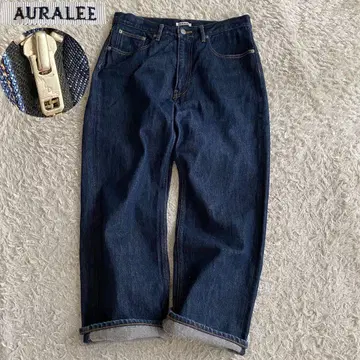 24SS AURALEE HARD TWIST DENIM 5P PANTS