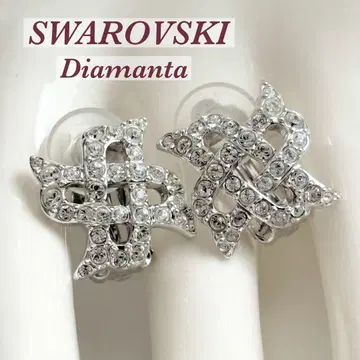 SWAROVSKI 스와로브스키 Diamanta 파베 이어링