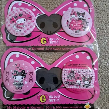 My Melody&KUROMI 캔뱃지