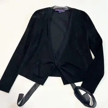 [새상품급] 랄프 로렌 컬렉션 램스웨이드 볼레로 가디건 최고급