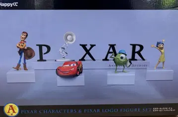 Happy 복권 / PIXAR 2025 A상 캐릭터 & 로고 피규어