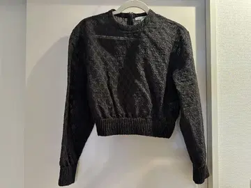 CARVEN 블랙 긴팔 상의 34