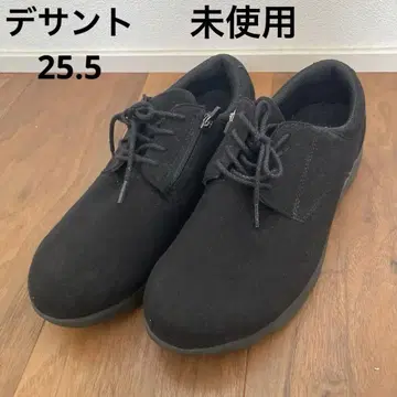 데상트 워킹화 25.5cm 스웨이드 느낌 블랙 조이탑플러스