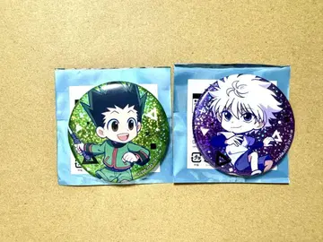 HUNTER x HUNTER 마루이 SD 홀로그램 캔뱃지 키루아 곤