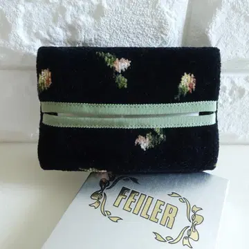 새상품 FEILER 페일러 티슈 파우치 케이스 박스형