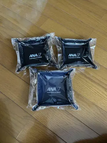 ANA 로고 가죽 트레이