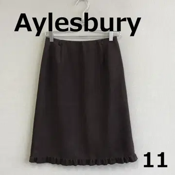 C0704A14 [ Aylesbury ] 스웨이드풍 스커트
