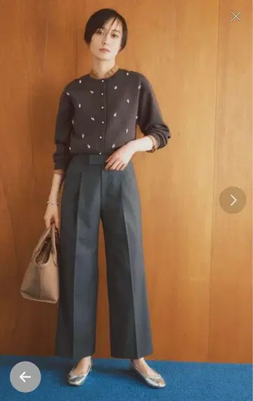키친토 하의 커버 와이드 팬츠2