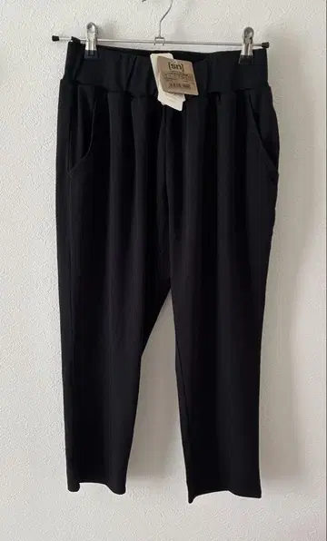[sn] super.natural 울 블렌드 크롭 팬츠 L