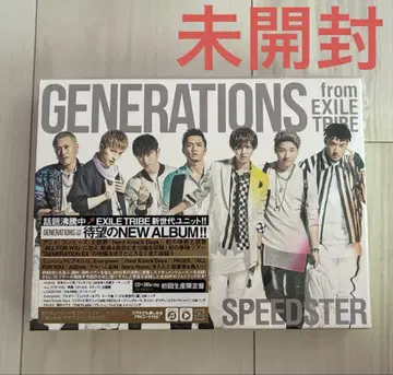 미개봉 GENERATIONS SPEEDSTER 초회생산한정반