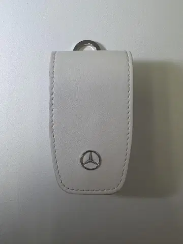 벤츠 정품 키케이스 오벌 화이트