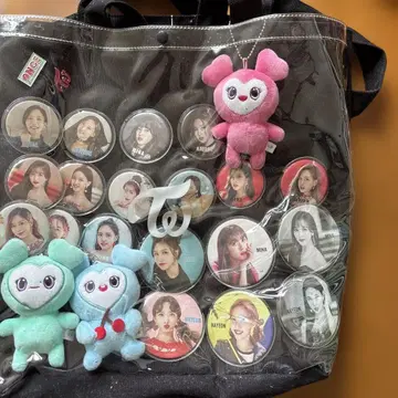 TWICE LIGHTS 토트백 봉제 인형 포함