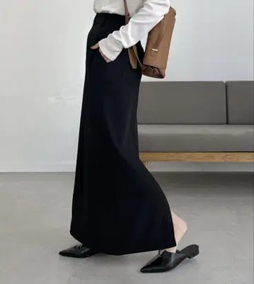 인기! 맥시 I라인 스커트