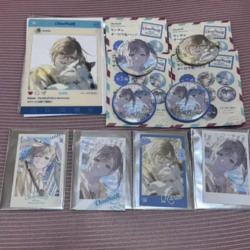 ChroNoiR Blue Memories 폴라로이드풍 카드 캔뱃지 혜택