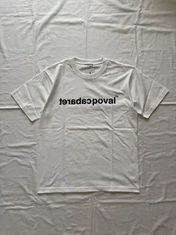 cabaretpoval ORIGINAL LOGO TEE WHITE L