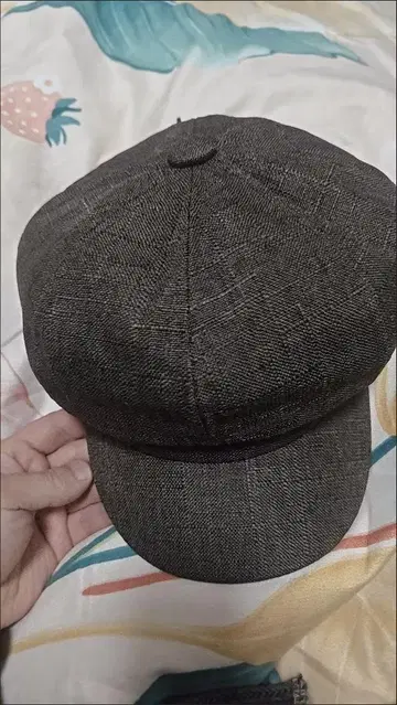 다크 그레이 헌팅캡 울풍