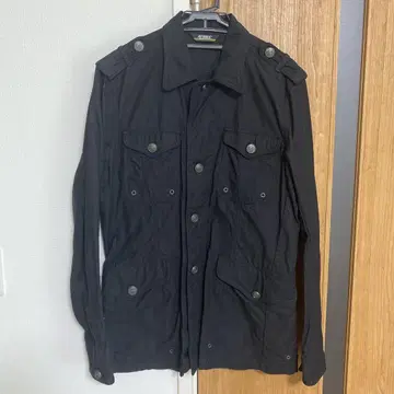 AVIREX VARSITY 블랙 밀리터리 자켓 XL 사이즈