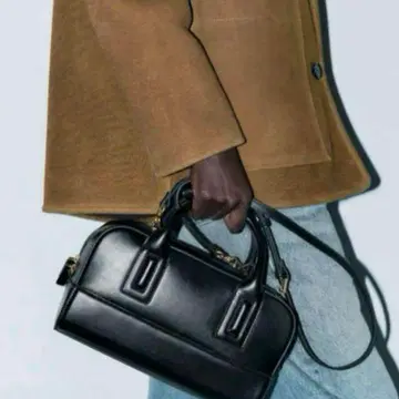 ZARA 보스턴 백 핸드백 숄더백 2WAY 블랙
