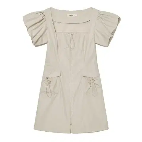 ワンピース GLOWNY DETROIT PUFF DRESS (SAND) GLOWNY | 글로니 GLOWNY DETROIT PUFF DRESS (SAND) on Bunjang