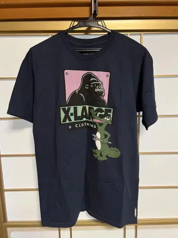 엑스라지 X-Large 티셔츠 스트릿 네이비 와니