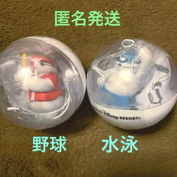 캡슐 토이 베이맥스 야구 수영